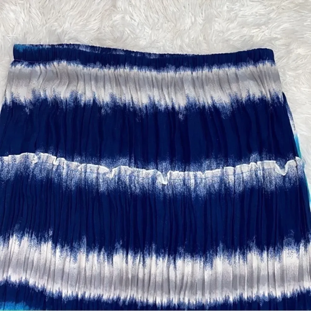 Jennie & Marlis Striped Multicolored Maxi Skirt(Size Large)